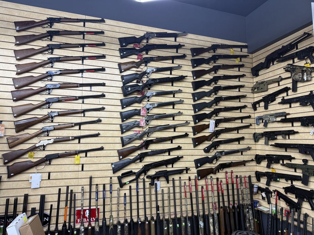 Lever-action and rifle wall